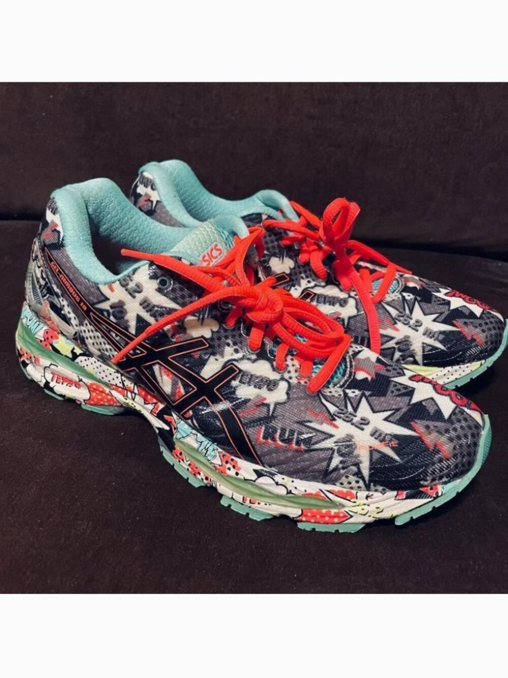 ASICS GEL NIMBUS 18 Cartoon Comic limited edition 8.5 US, XLNT Condition